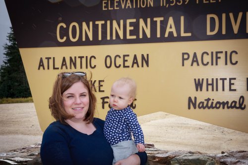 Sonja and Julia at the Continental Divide